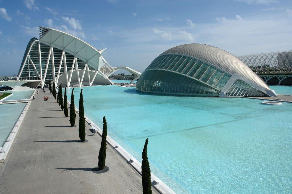 cities in spain. The City of Arts and Sciences