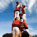 human tower spain